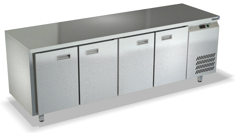 Морозильный стол кухонный боковой агрегат, столешница камень, борт СПБ/М-421/40-2206 (2280x600x850 мм)
