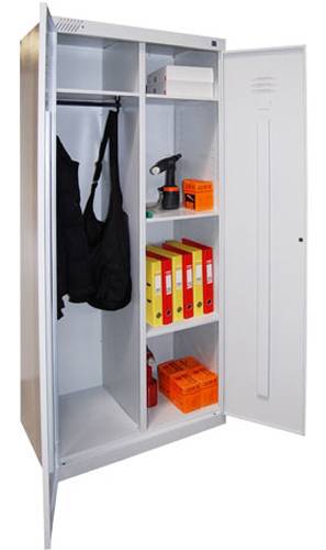 Фото - шкаф универсальный — шму-800 металлический для хранения хозяйственных принадлежностей