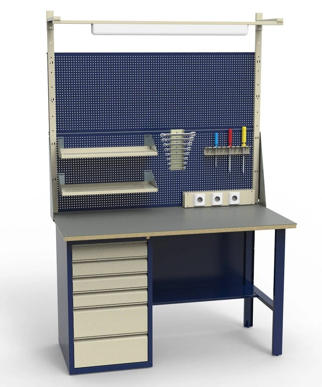 Верстак слесарный однотумбовый СВ-1Т.06.00.14.Ф6_сб.2