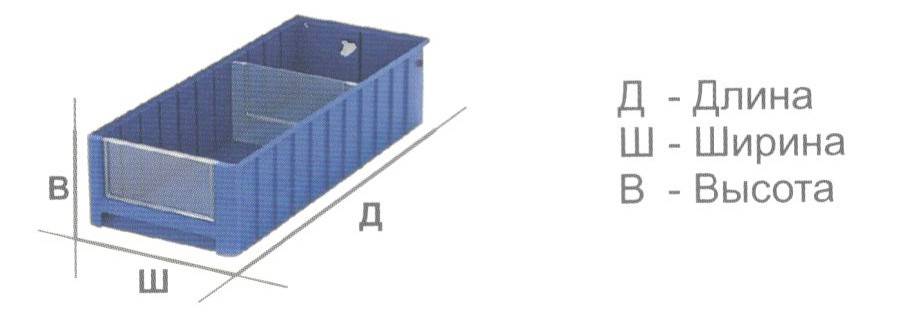 Контейнер полочный для склада SK 3109
