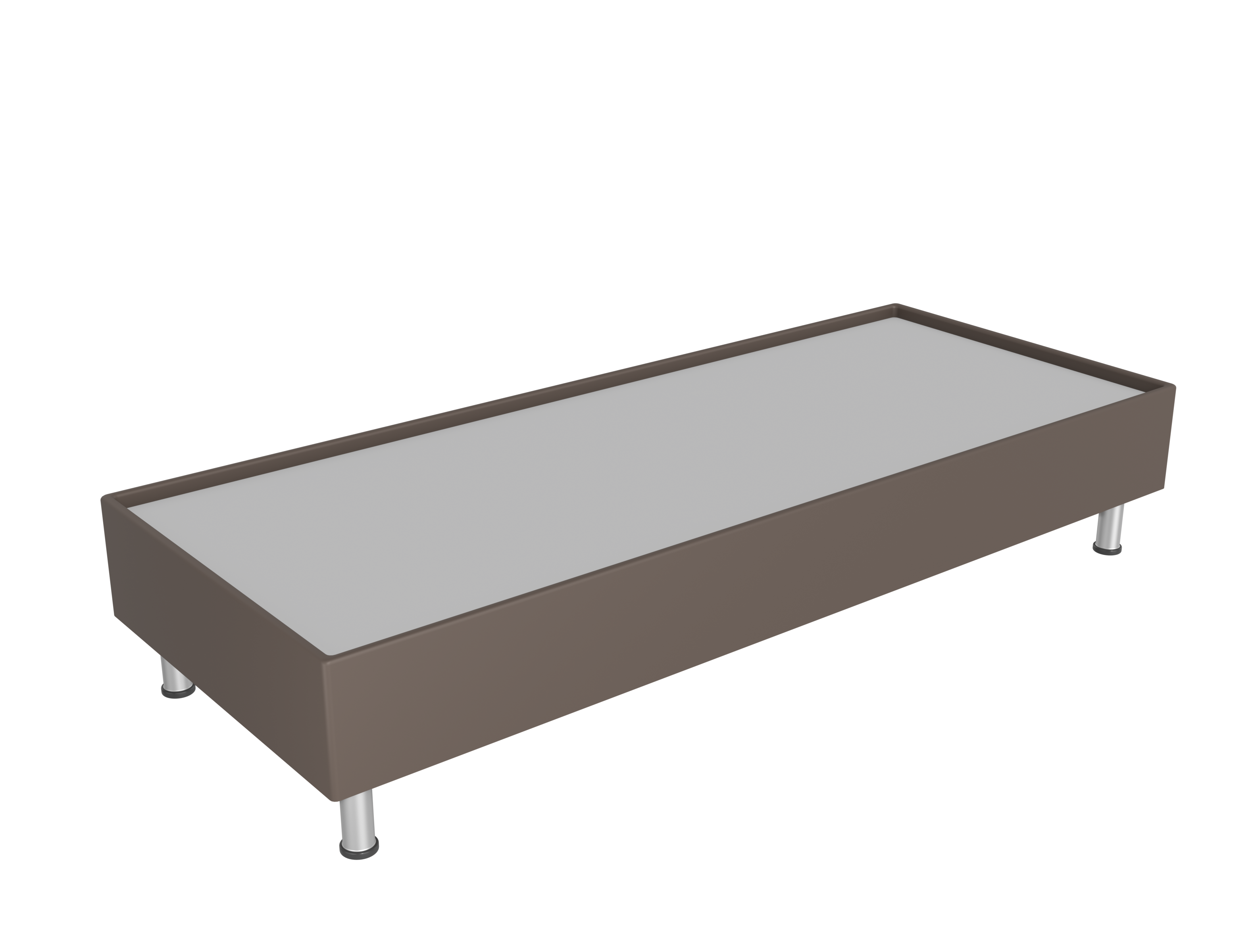 Spring box кровать основание — СБ-200/90 коричневый (2000х900х380 мм)